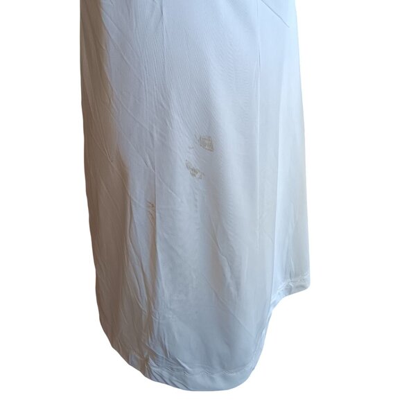 Vintage Sears Nylon Slip Dress Size 38 Short White Adjustable Straps 1960's - Picture 7 of 12